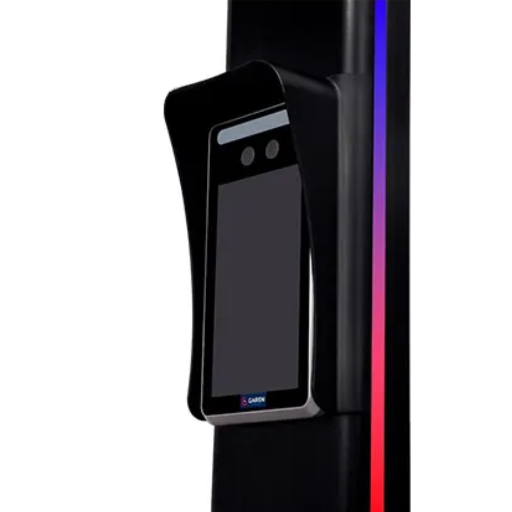img Totem Fit Peatonal Garen de 1.65M para Biometrico con Control de Acceso Facial Luces LED al Contorno Material de Plastico color Negro TF3007F