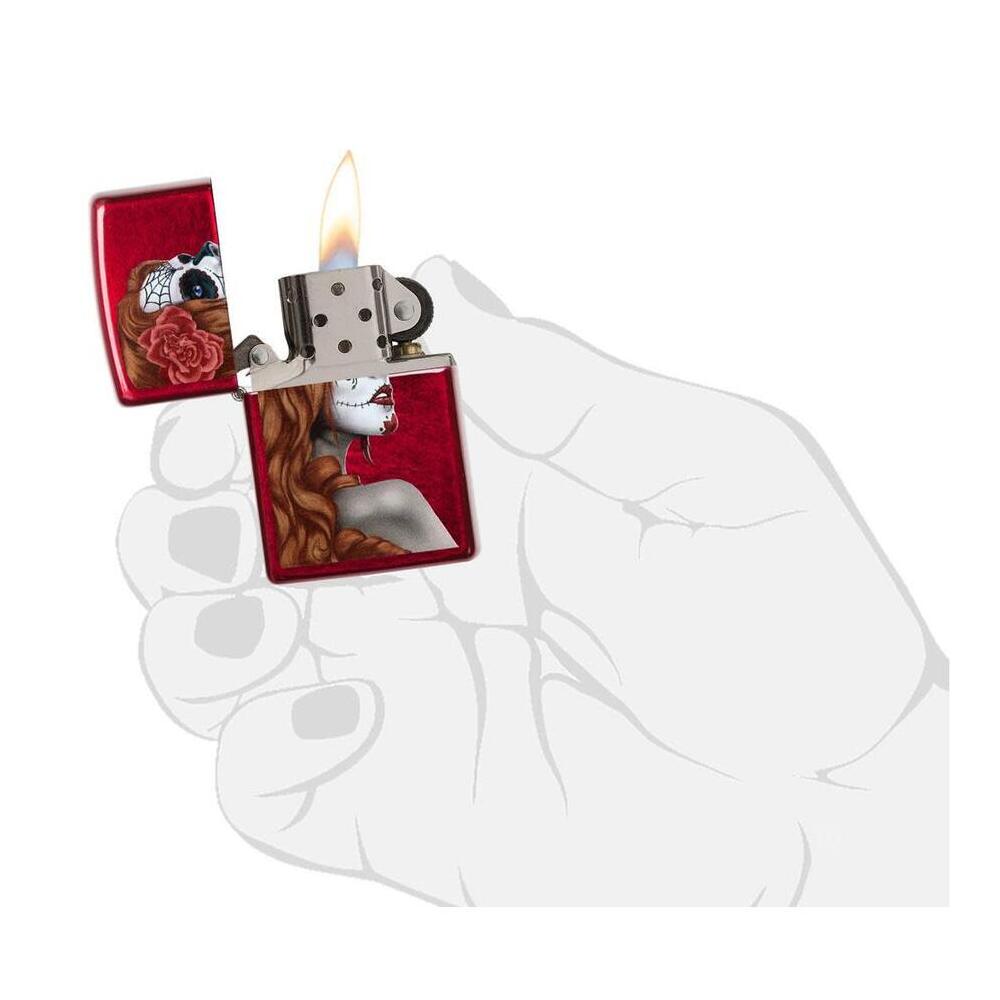 img Encendedor Zippo Día de Muertos Niña 28830