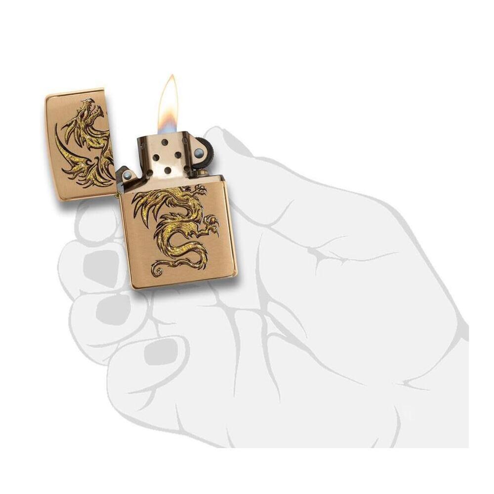 img Encendedor Zippo  Diseño de dragón 29725