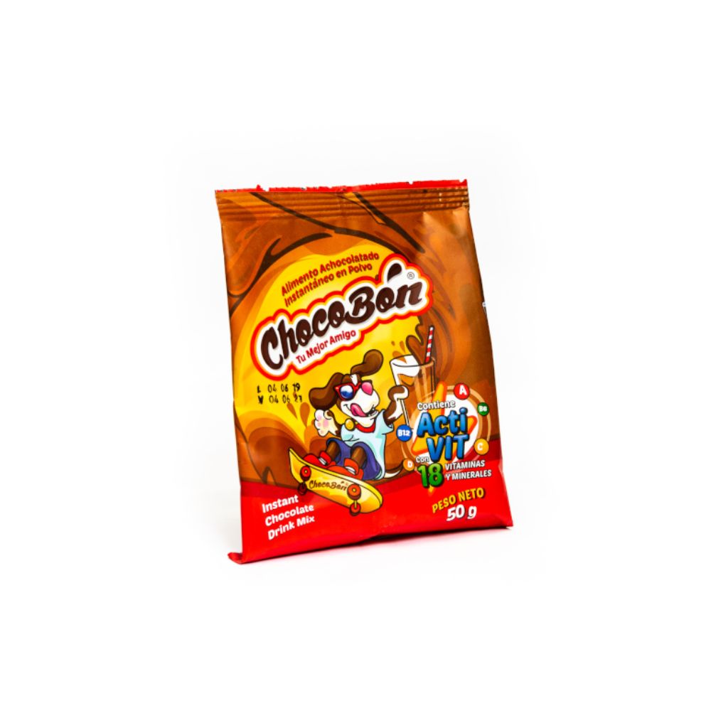 Alimento Achocolatado Instantaneo en Polvo Chocobon de 200 GR 