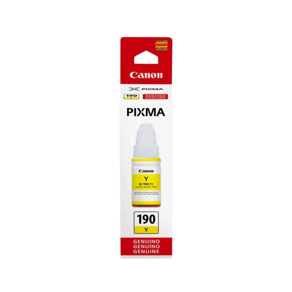 img Tinta GI-190 Canon Color Amarillo - Botella de 70ml