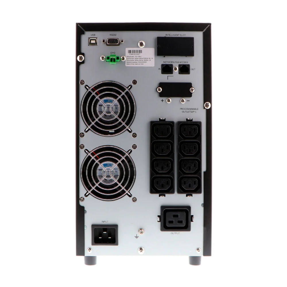 img UPS En Linea Forza 3KVA 3KW Pantalla LCD Comunicacion USB SNMP RS232 con 9 Salidas IEC FDC-203K-I