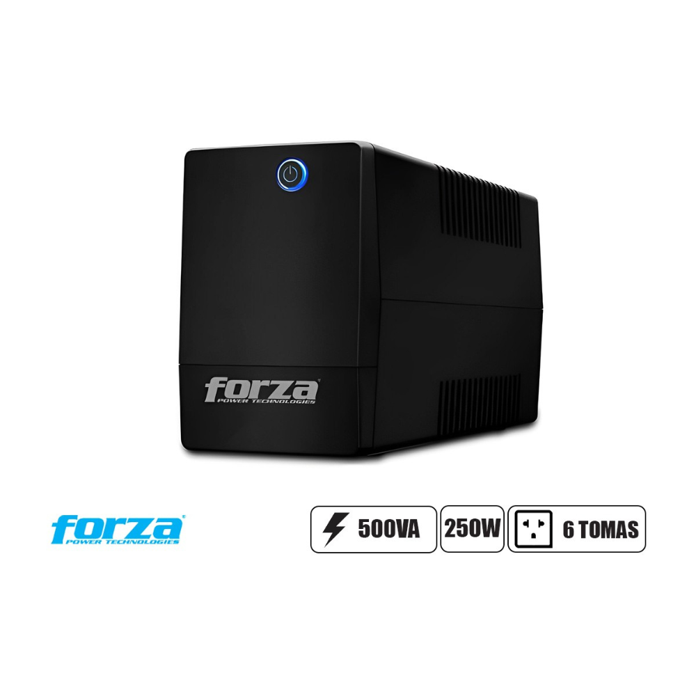 img UPS Interactivo Forza 500VA 250W con 6 Salidas NEMA NT-512U