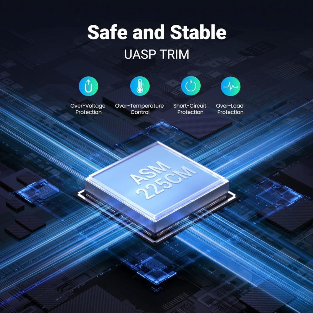 img Case Externo Ugreen USB-A 3.0 a HDD SSD 2.5" Sata 5Gbps Capacidad 6TB con Aceleracion UASP 30847