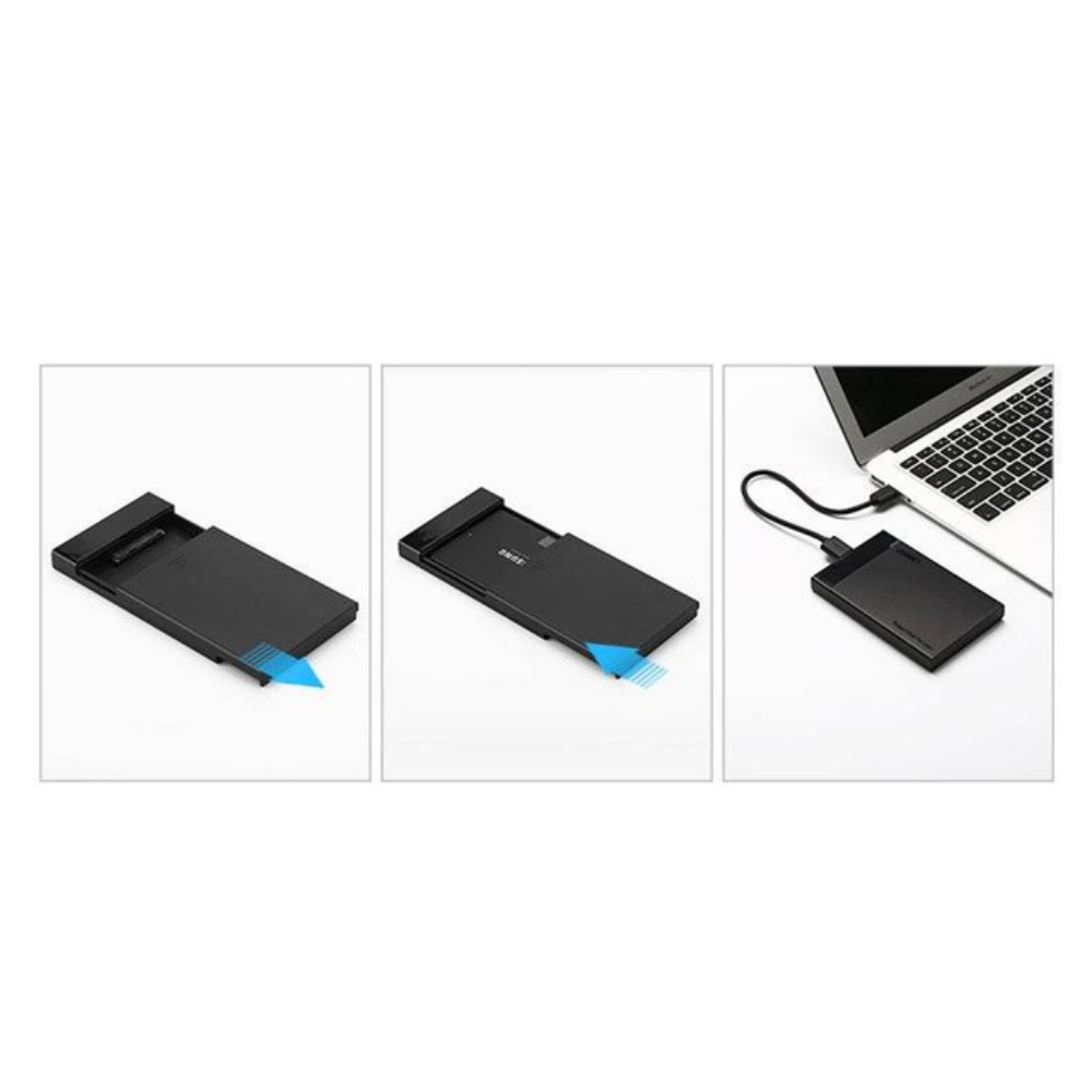 img Case Externo Ugreen USB-A 3.0 a HDD SSD 2.5" Sata 5Gbps Capacidad 6TB con Aceleracion UASP 30847
