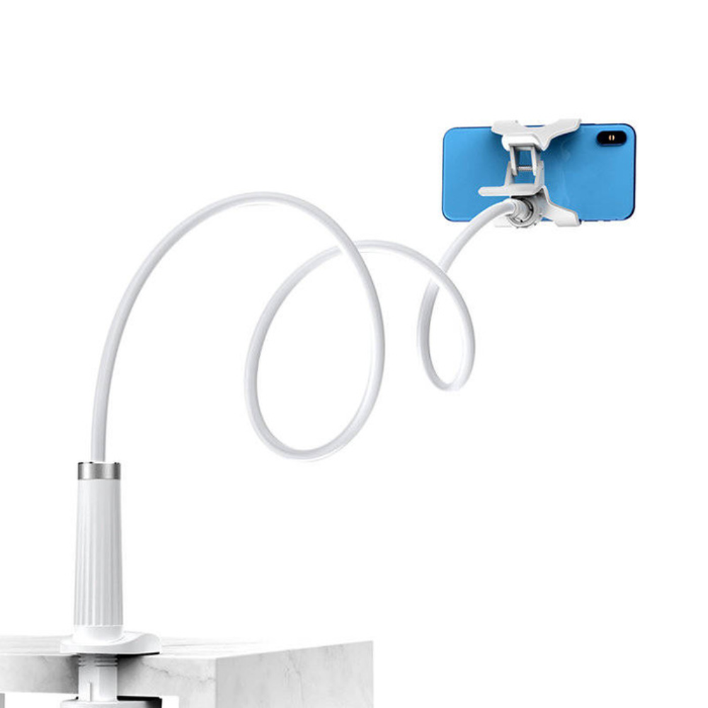 Soporte Ugreen Multifuncion Flexible para Telefonos de 4" hasta 7.2" color Blanco 30488