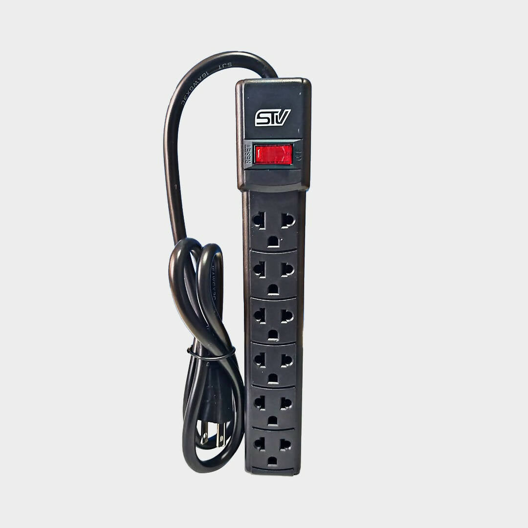 img Regleta STV de 6 tomas NEMA 220VAC hasta 2200Watts ST-002B
