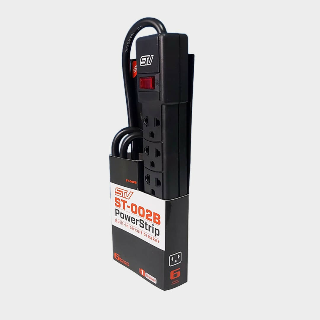 img Regleta STV de 6 tomas NEMA 220VAC hasta 2200Watts ST-002B
