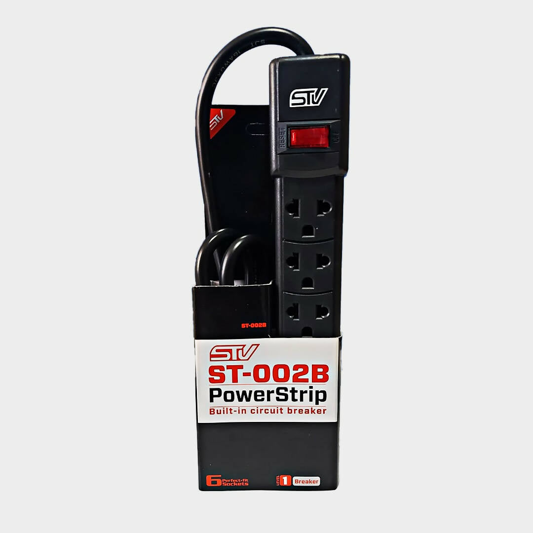 img Regleta STV de 6 tomas NEMA 220VAC hasta 2200Watts ST-002B