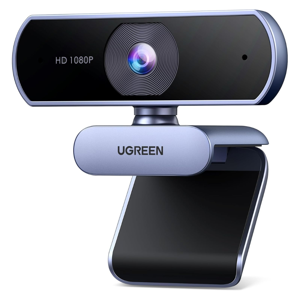 Camara Web Ugreen Full HD 1080p 30FPS Zoom Optico Microfono Dual con Cancelacion de Ruido Correccion de Luz Compatible con Windows MAC y Android 15728