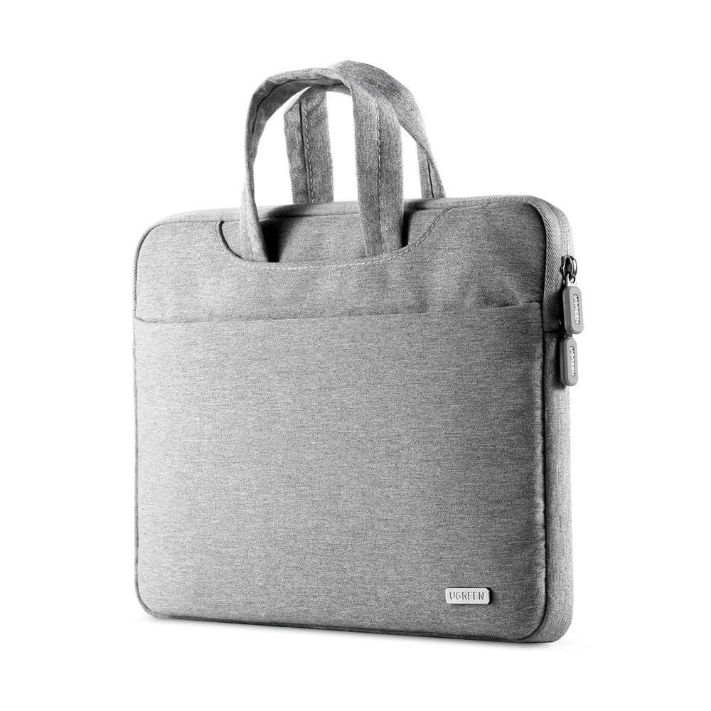 Funda Ugreen para Portatil hasta 15.6" Material Impermeable con Varios Bolsillos color Gris 30325