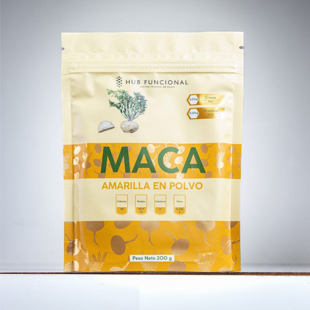 img Nutracéutico Maca Amarilla Suplementación Nutracéutica Hub Funcional