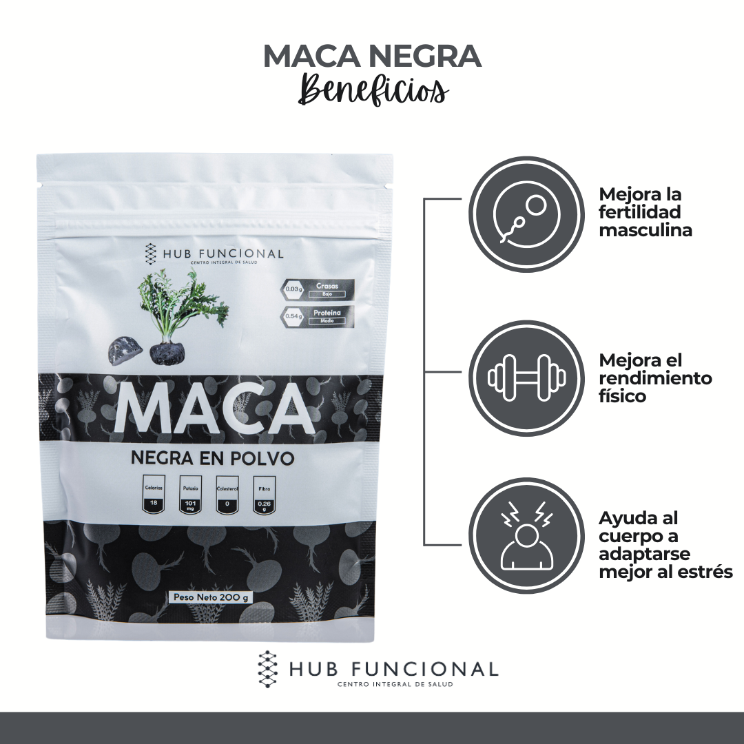 img Nutracéutico Maca Negra Suplementación Nutracéutica Hub Funcional