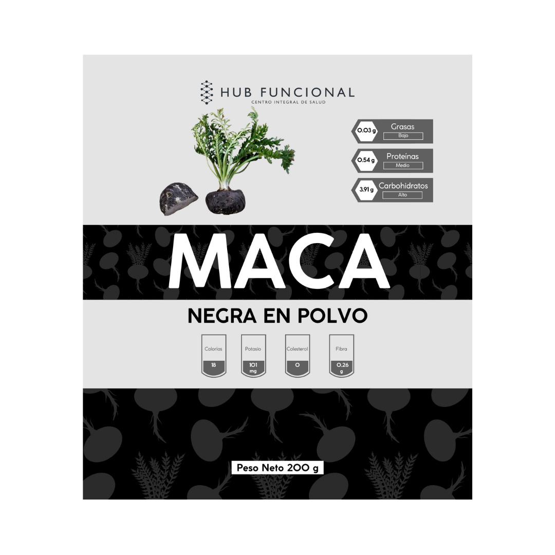 img Nutracéutico Maca Negra Suplementación Nutracéutica Hub Funcional
