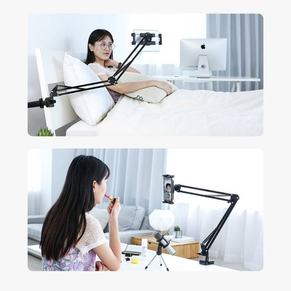 img Brazo Flexible con Soporte Ugreen para Tablet Operacion 360 Grados desde Cualquier Angulo y Distancia Lontigud 750mm 50394