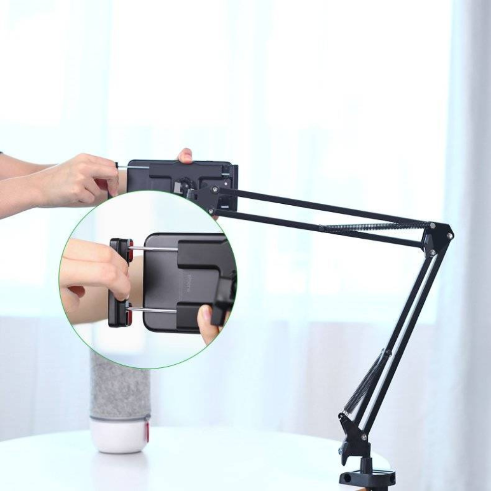 img Brazo Flexible con Soporte Ugreen para Tablet Operacion 360 Grados desde Cualquier Angulo y Distancia Lontigud 750mm 50394