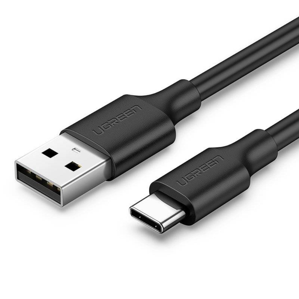 img Cable Ugreen USB-A 2.0 a USB-C Carga Rapida 5V 3Amp Transferencia hasta 480Mbps Compatible con QD3.0 de 1M color Negro 60116