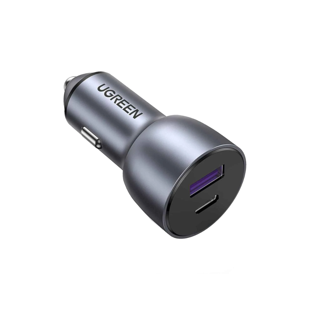 img Cargador Ugreen de Vehiculo Puerto USB-A PD30W+SCP22.5W Puerto USB-C 42.5W Maximo Soporta PD QC 3.0 con Proteccion Electrica 40858