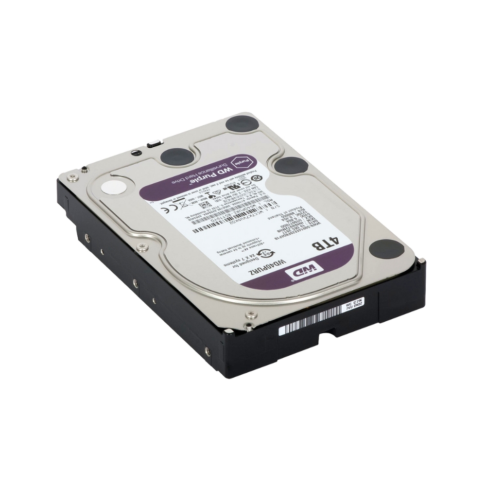 img Disco Duro Western Digital Purpura 4TB 5400RPM Sata 6Gbps 3.5" Trabajo 24/7 para Videovigilancia CCTV WD42PURZ
