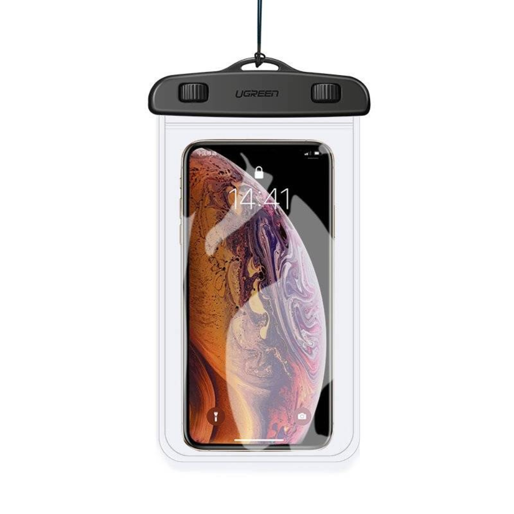 Funda Ugreen Universal Impermeable Proteccion IPX8 Compatible con Cualquier Celular Resiste 30M bajo el Agua 60959