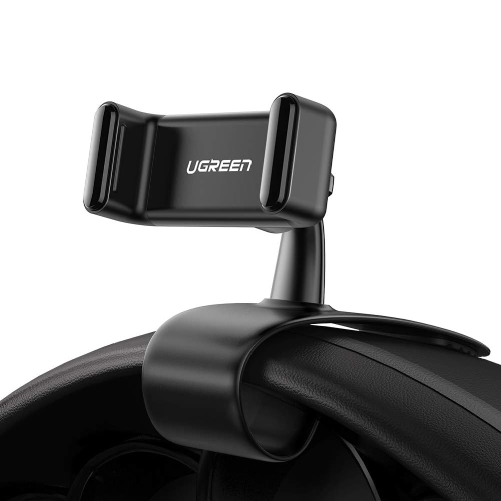Soporte Ugreen de Telefono de 4" a 6.5" para Tablero con Clip de Presion para Vehiculos Conduccion Segura sin Bloqueo de Vista 60796