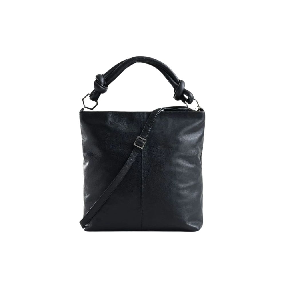 img Bolso de Cuero Negro Vélez 