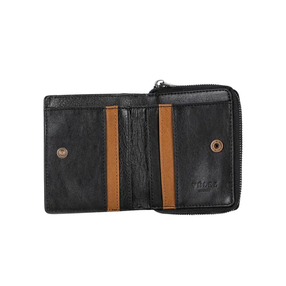 img Billetera Grecia de Cuero Negro Vélez