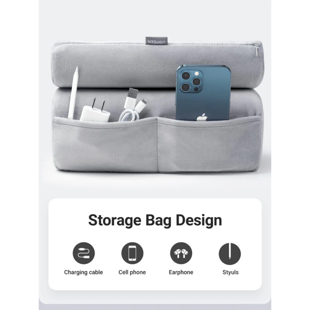 img Soporte Ugreen de Almohada para Tablet Diseño Plegable para Equipos de 4.7" a 12.9" color Gris 60646