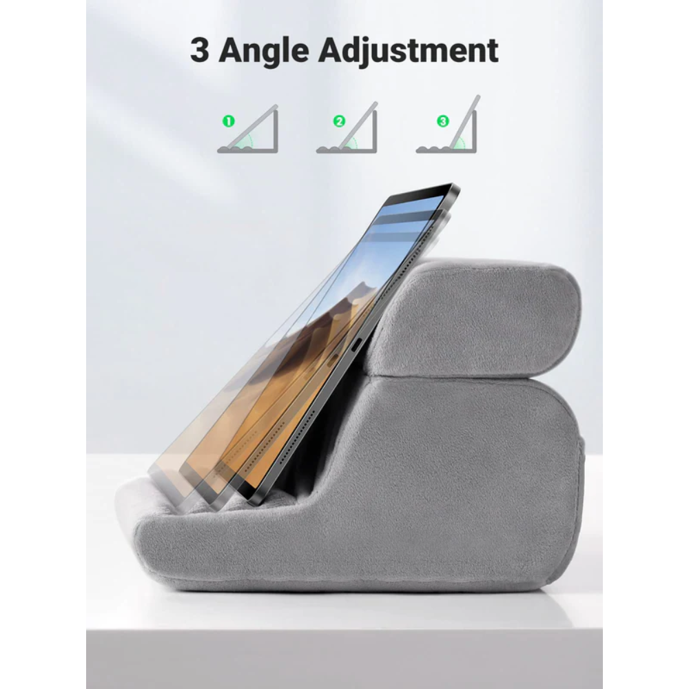img Soporte Ugreen de Almohada para Tablet Diseño Plegable para Equipos de 4.7" a 12.9" color Gris 60646