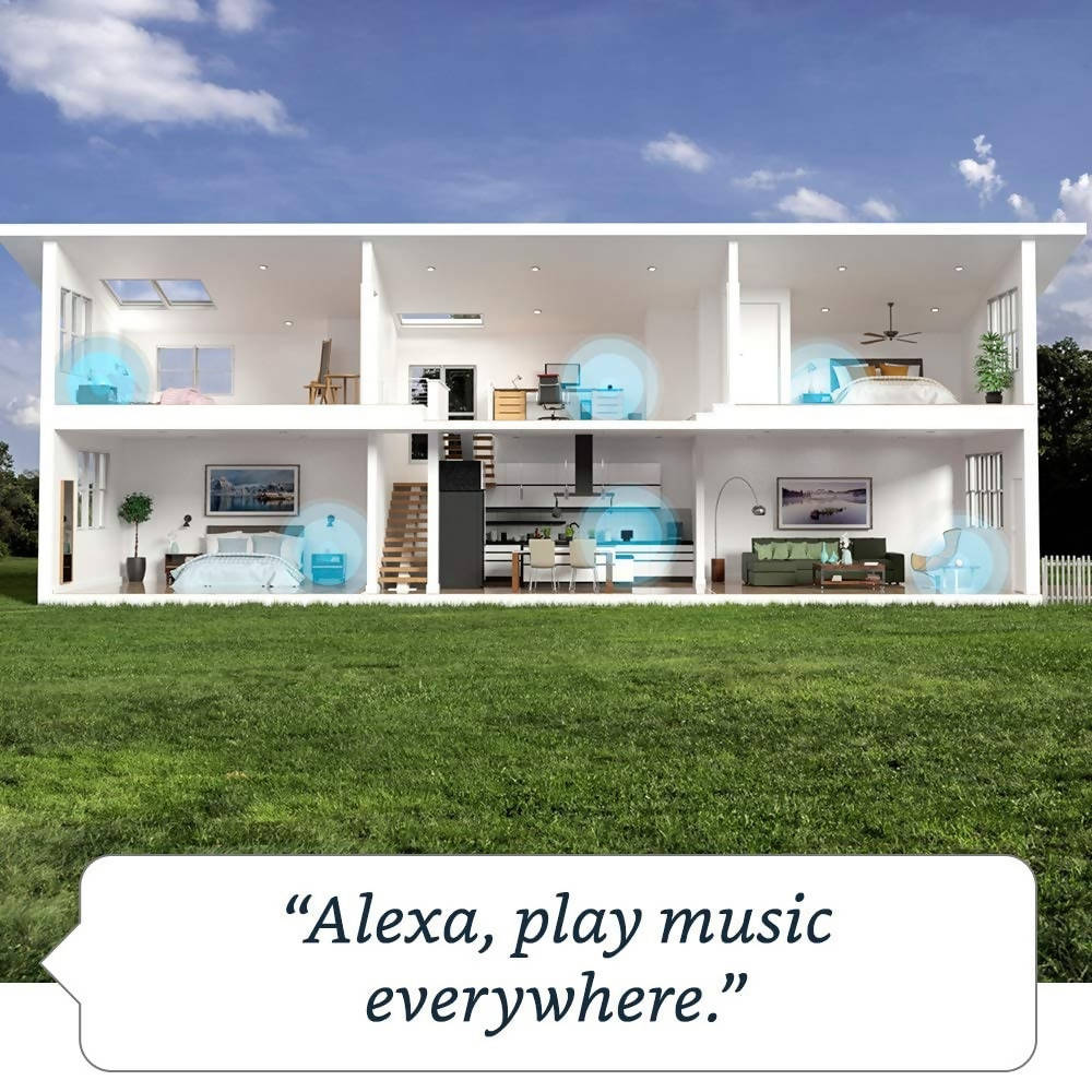 img Parlante Inteligente Amazon Echo Dot 5ta Generacion Color Azul 840080527079