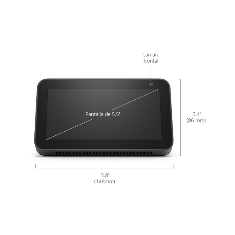 img Asistente Virtual Amazon Echo Show 5 2da Gen Pantalla Inteligente Color Negro 840080509914