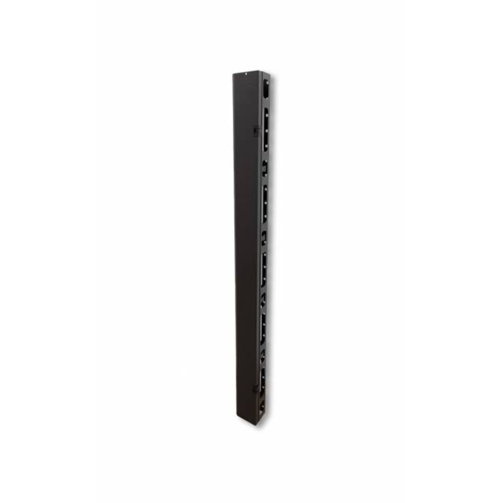 Organizador de Cable GLC Vertical de 1.8M con Tapa 19" con 5 anillas Individuales GLC-ORGCR-005
