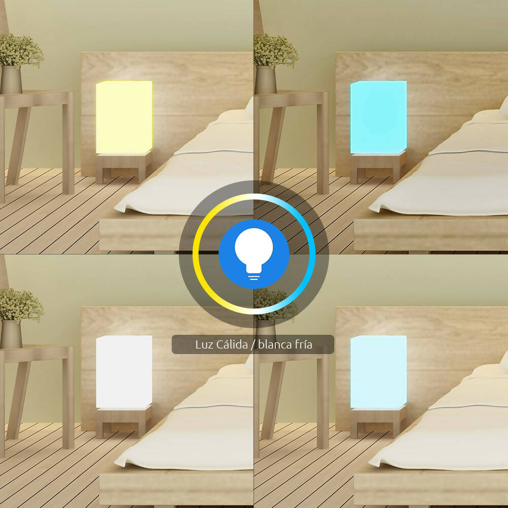 img Foco Nexxt LED Inteligente Regulable Luz Calida Blanca Fria WiFi Alexa Google E26 E27 9W NHB-W120