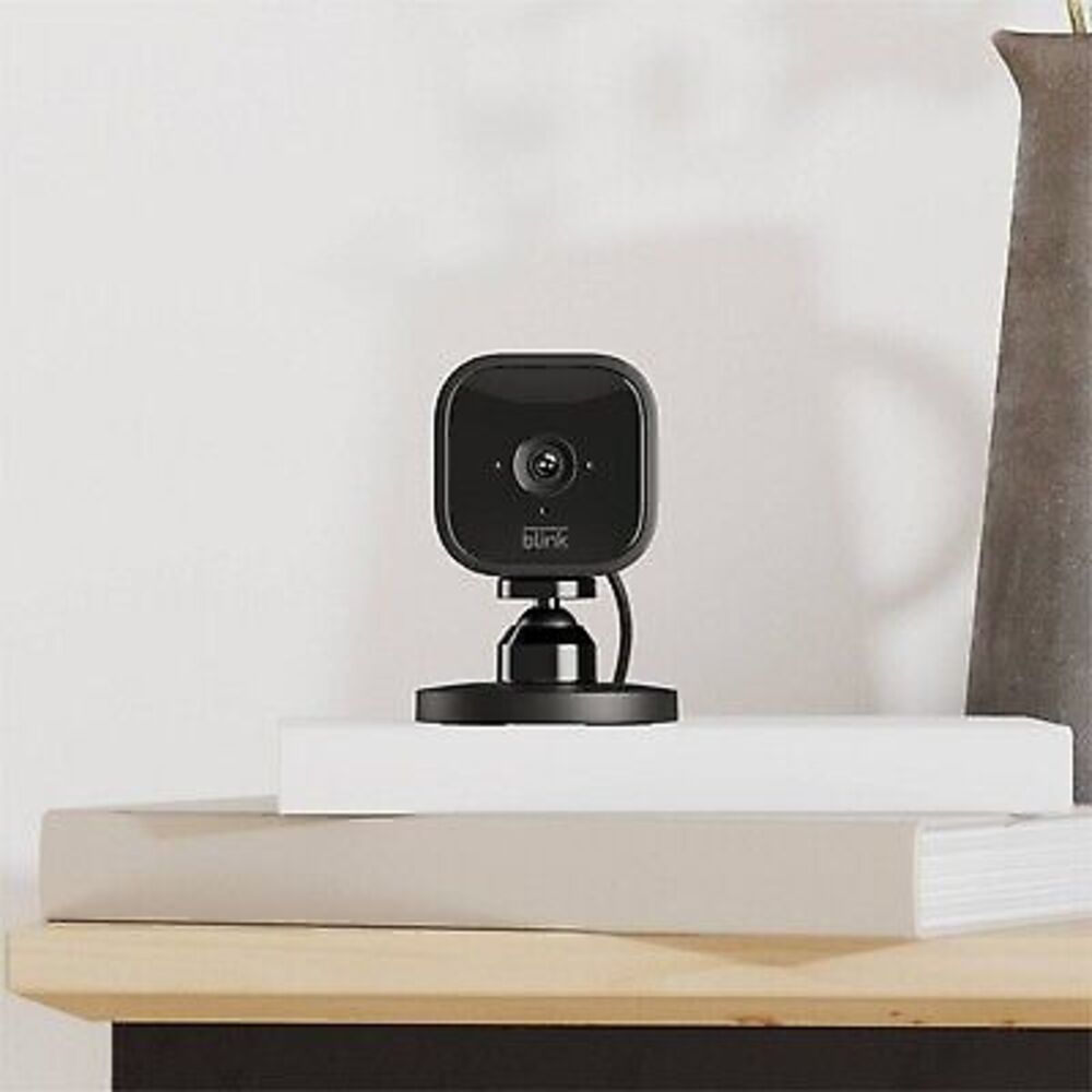 img Kit de 2 Camaras inteligente Amazon Blink Mini Video 1080P Audio 2 vias Deteccion de Movimiento Color Negro 840268988838