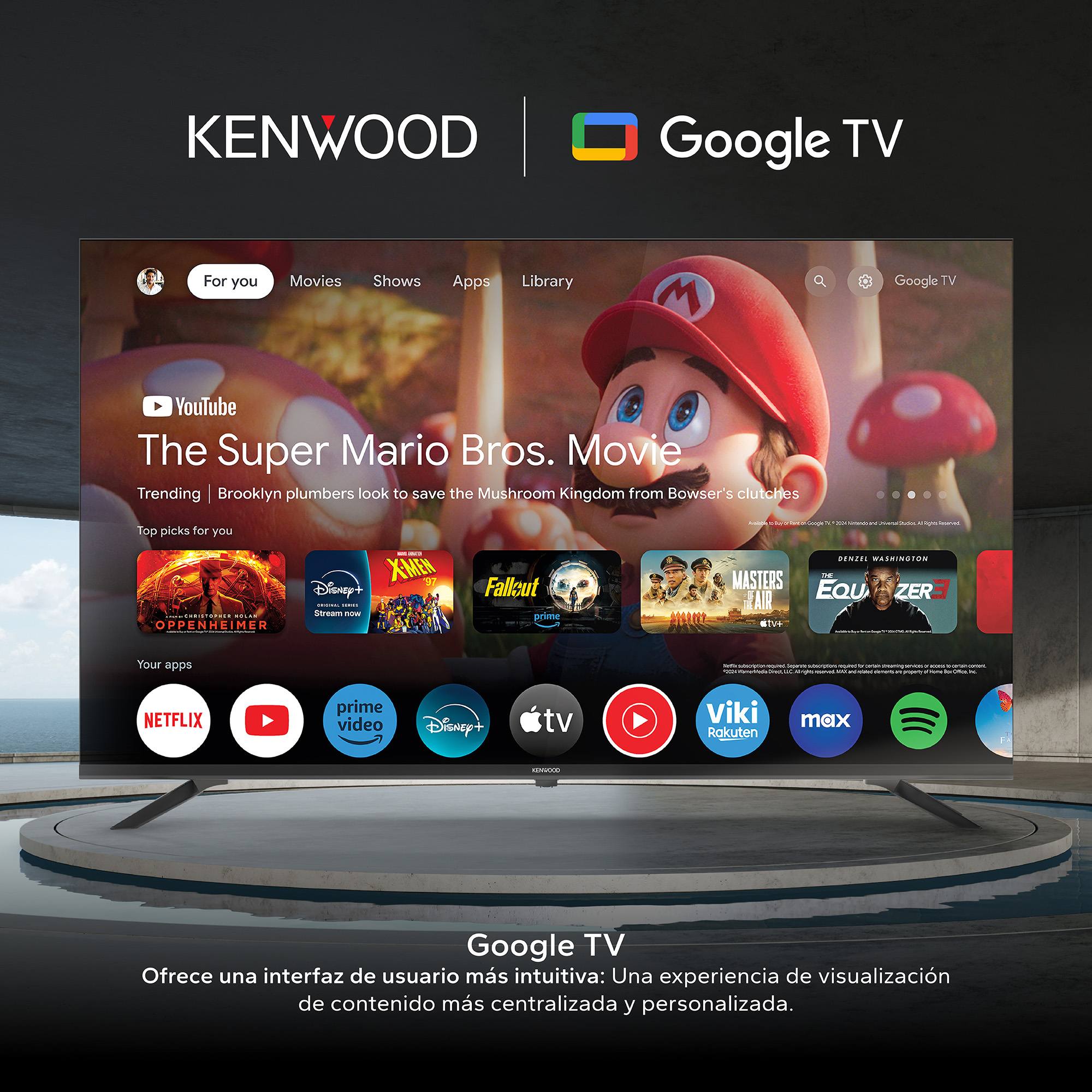img Televisor Kenwood de 70" 4K Google TV
