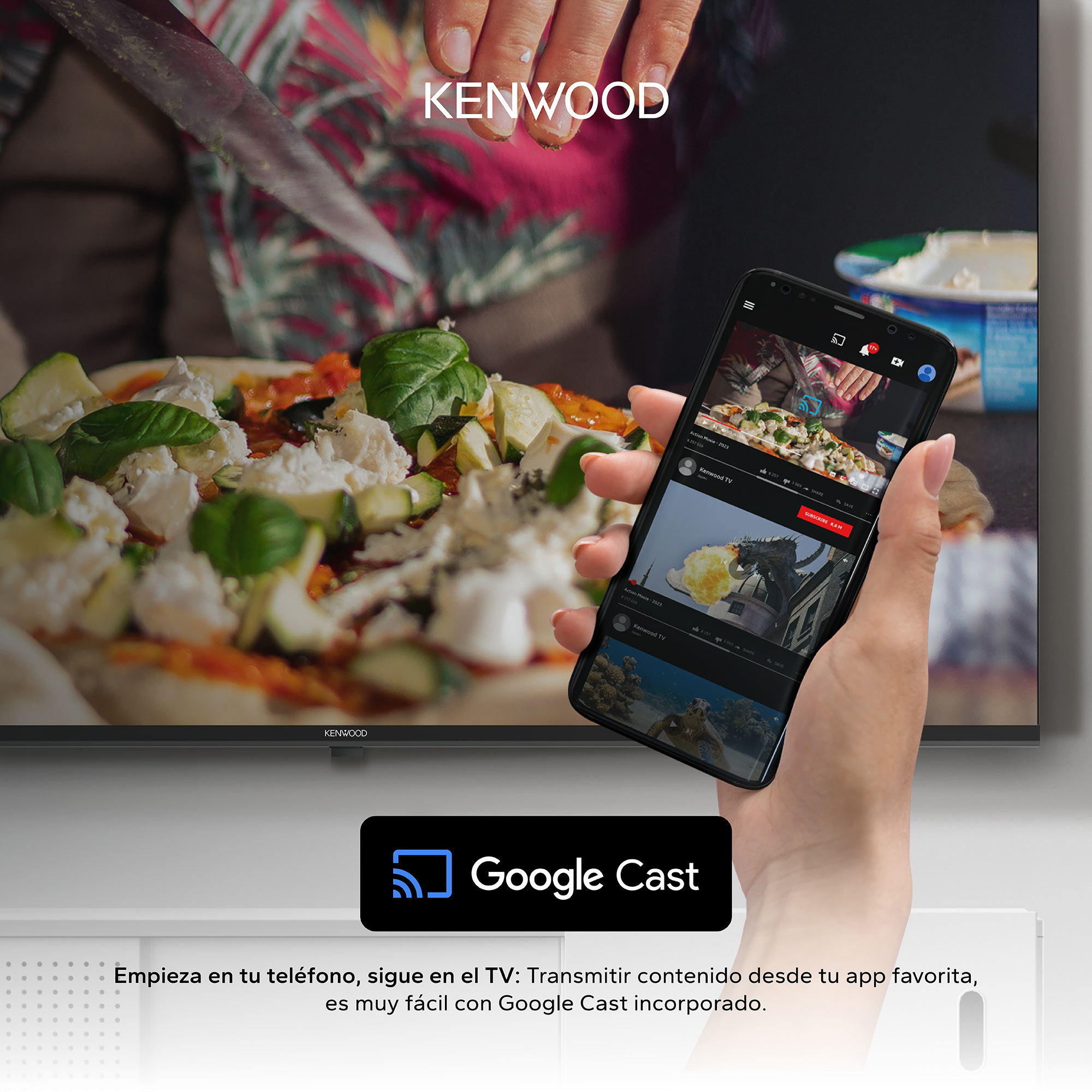 img Televisor Kenwood de 70" 4K Google TV