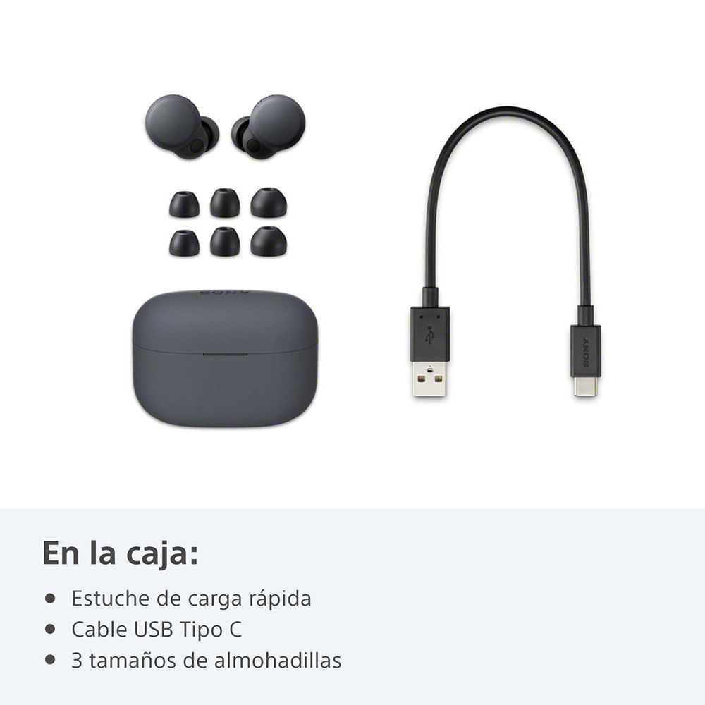 img Audífonos Bluetooth Sony con Cancelación de Ruido LinkBuds S