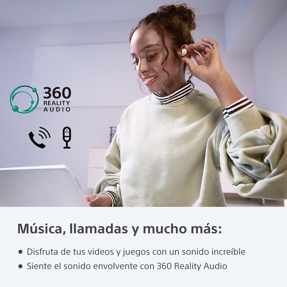 img Audífonos Bluetooth Sony con Cancelación de Ruido LinkBuds S