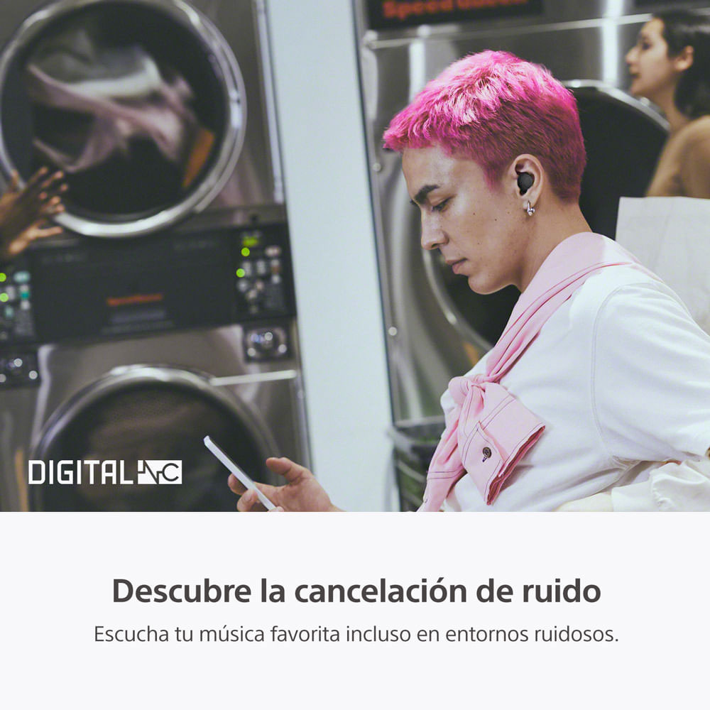 img Audífonos Bluetooth Sony con Cancelación de Ruido WF-C700N