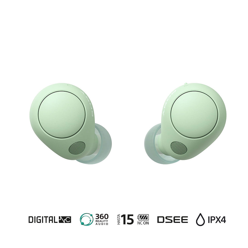 img Audífonos Bluetooth Sony con Cancelación de Ruido WF-C700N