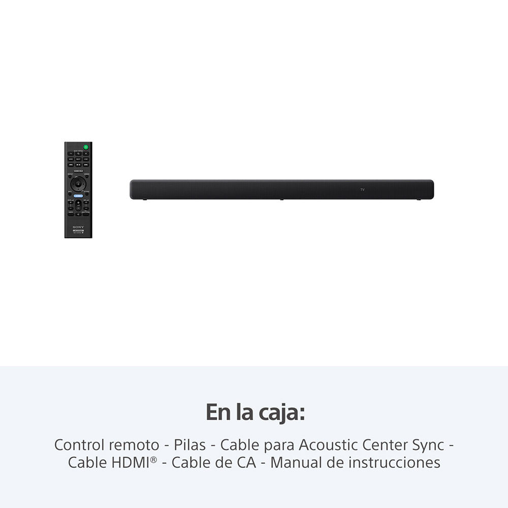 img Barra de sonido Sony 3.1 canales con tecnología 360 Spatial Sound HT-A3000