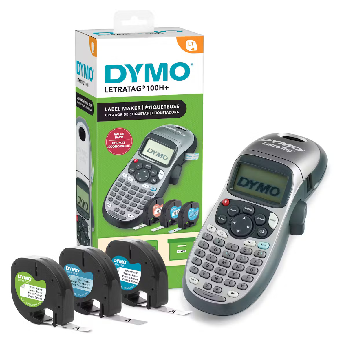 img Etiquetadora Dymo Letratag 100H+ Incluye 3 cintas 2174562