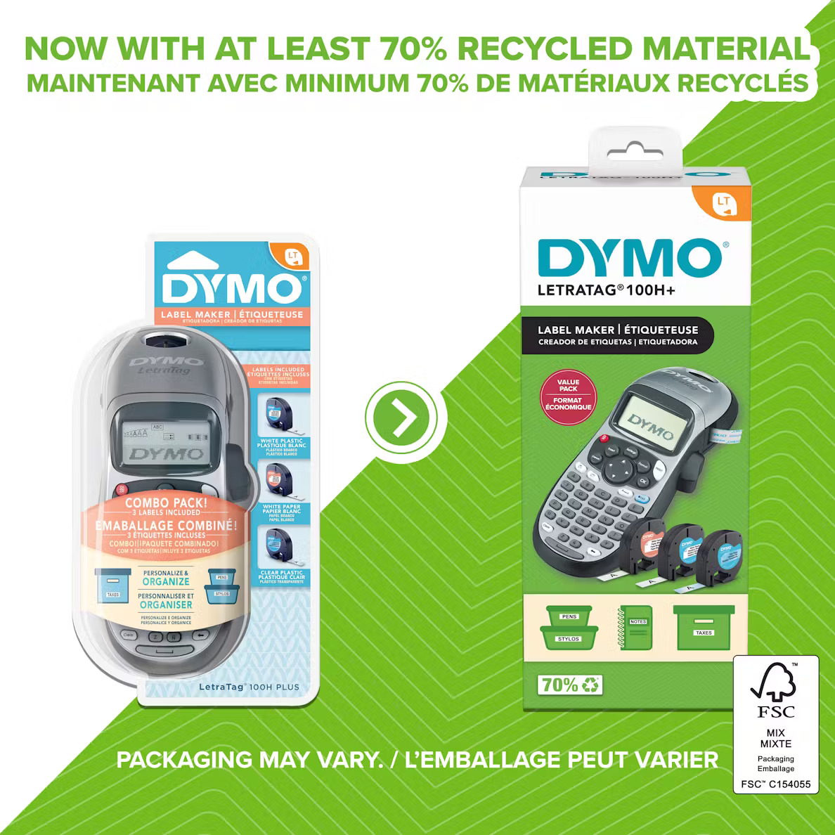 img Etiquetadora Dymo Letratag 100H+ Incluye 3 cintas 2174562