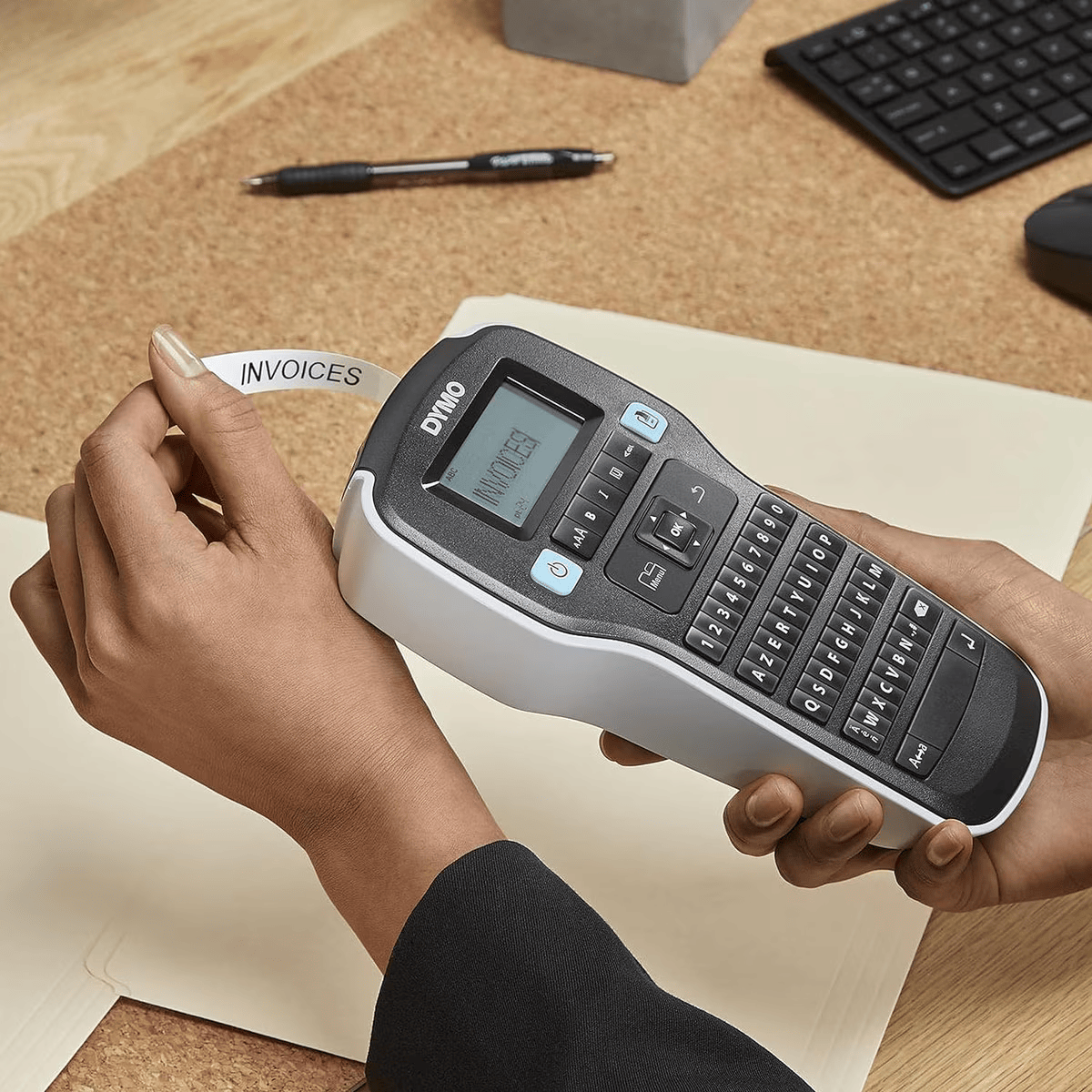 img Etiquetadora Dymo Labelmanager 160 Negro Incluye 1 Cinta 2175086