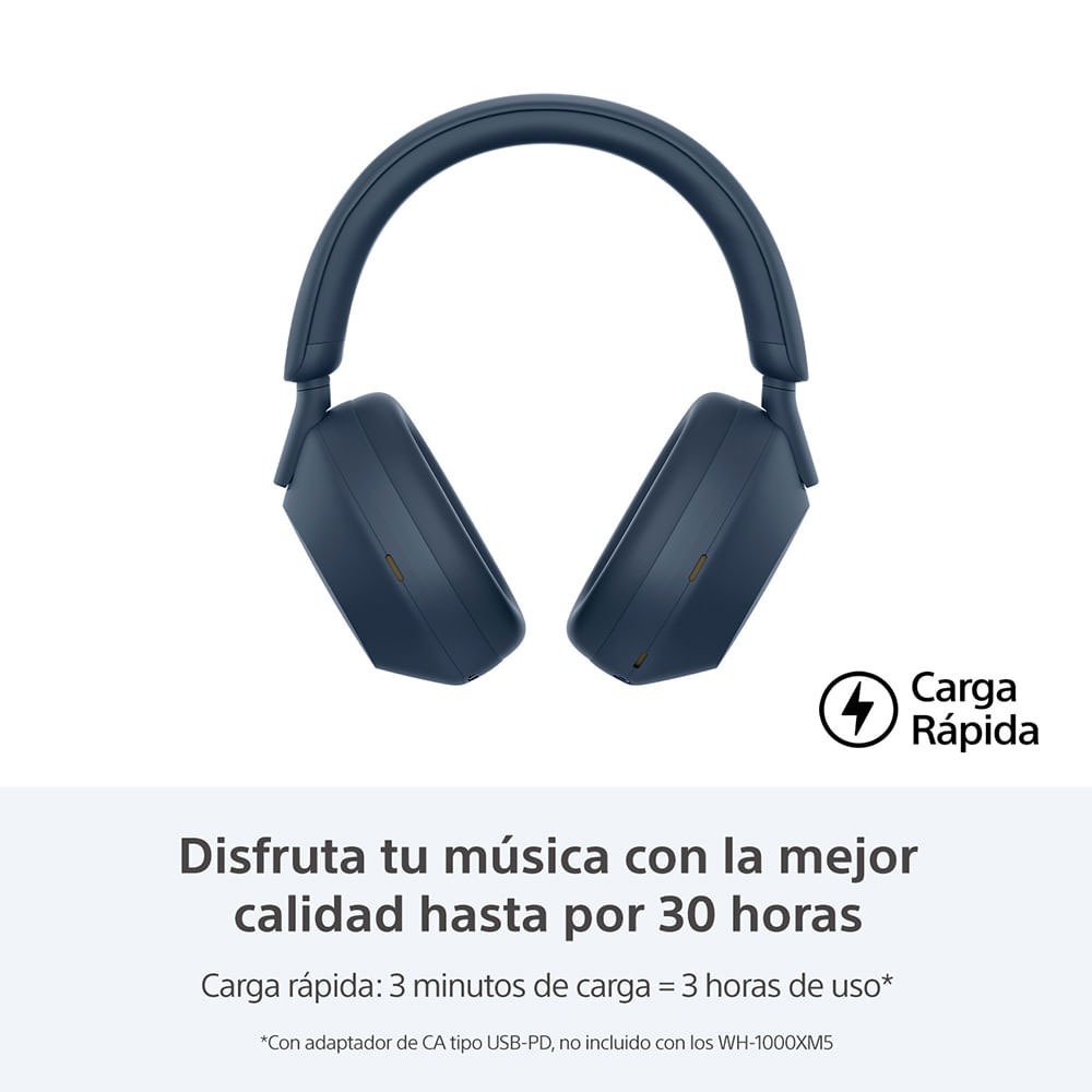 img Audífonos Bluetooth Sony con Cancelación de Ruido WH-1000XM5