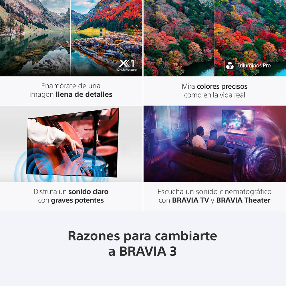 img LED 55" Smart TV Sony Bravia 3 4K HDR K-55S30