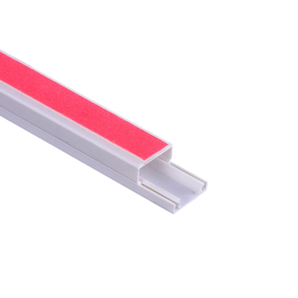 img Cable Canal Dimax PVC 10x15mm Paquete de 10 Unidades Longitud 2 Metros color Blanco incluye Cinta Adhesiva S114