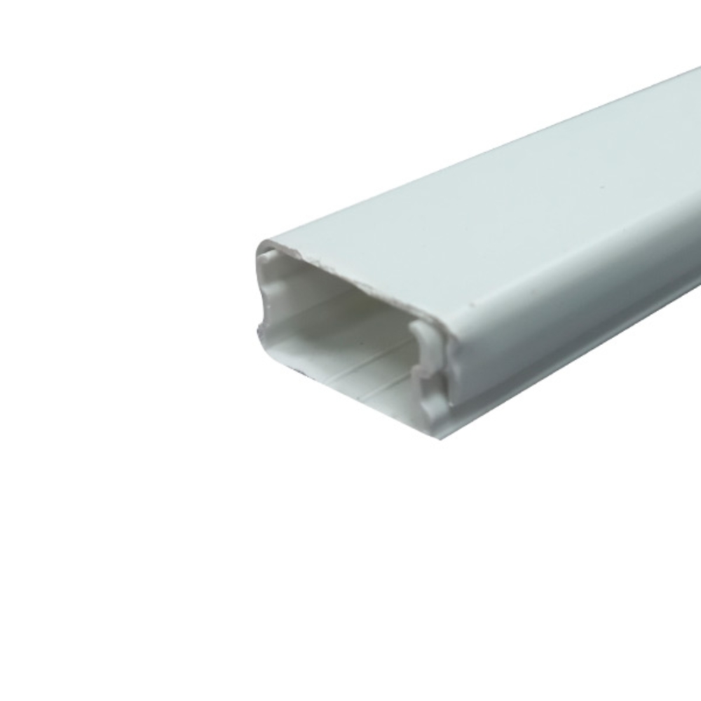 img Cable Canal Dimax PVC 20x10mm Paquete de 10 Unidades Longitud 2 Metros color Blanco incluye Cinta Adhesiva S118