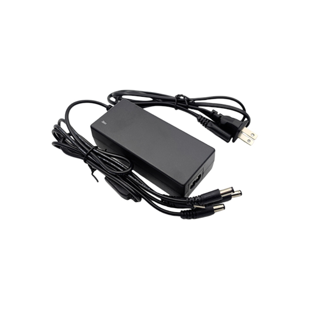 img Fuente de Poder Dimax Salida 12Vdc 5Amp 4 Canales Soporta Camara Chapa y Control de Acceso N092