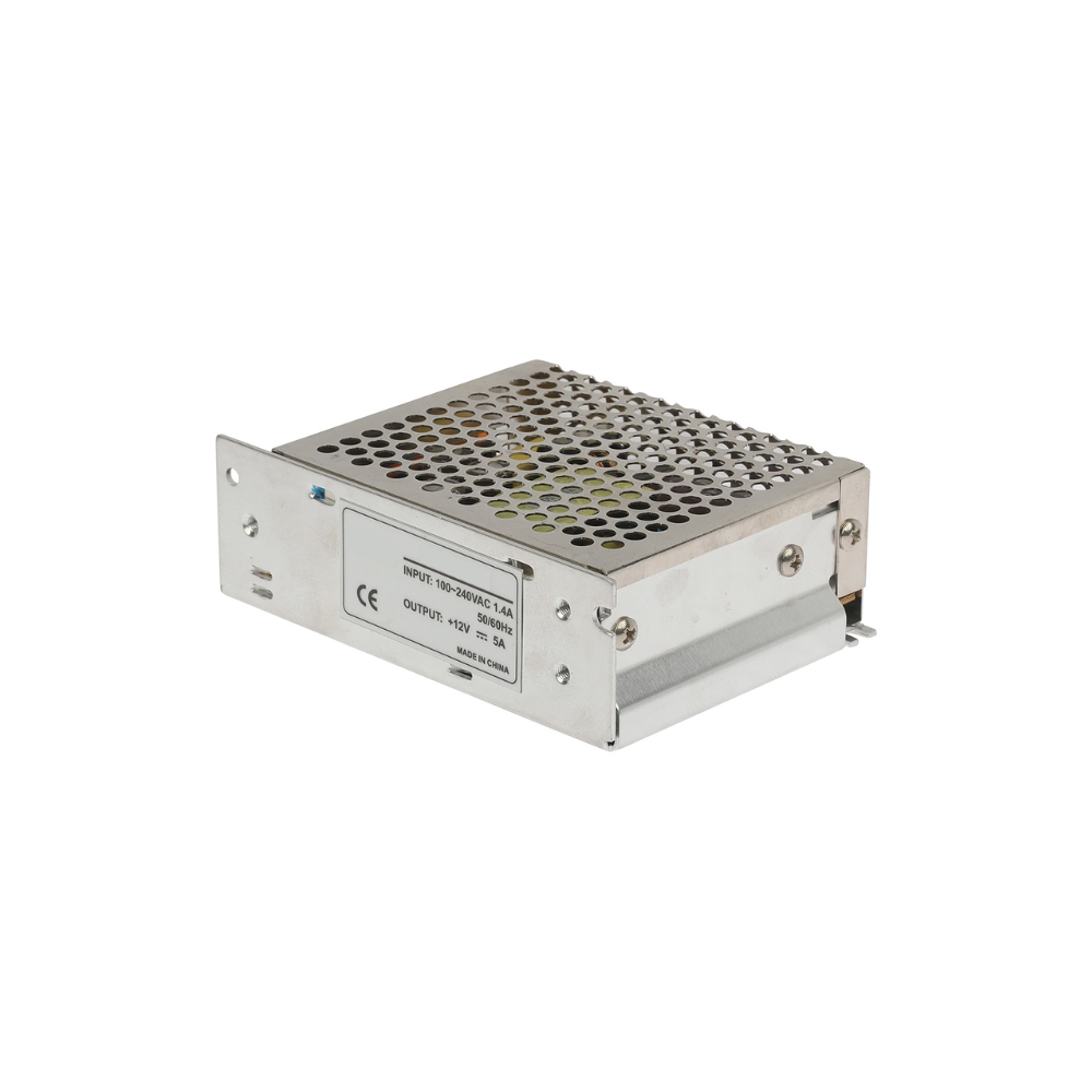 img Fuente de Poder Dimax Tipo Rejilla Salida 12Vdc 5Amp Bornera de Conexion General Soporta Camara Chapa y Control de Acceso M003
